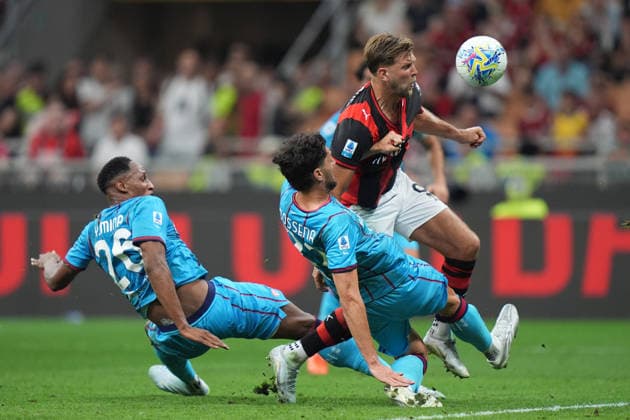 AC Milan™s Niclas Fullkrug during the Serie A soccer match between Milan and Cagliari at the San Siro Stadium in Milan , north Italy - Saturday , May 24 , 2026. - Soccer .  Copyright: xSpada LaPressex