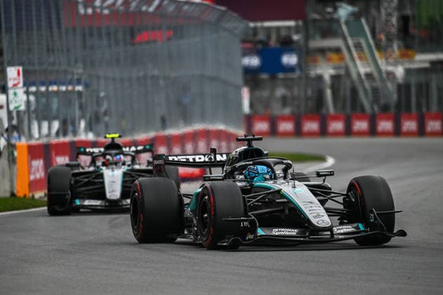 F1 - CANADIAN GRAND PRIX 2026 63 RUSSELL George (gbr), Mercedes AMG F1 Team W17, action during the Formula 1 Grand Prix du Canada 2026, 5th round of the 2026 Formula One World Championship, WM, Weltmeisterschaft from May 22 to 24, 2026 on the Circuit Gilles Villeneuve, in MontrÃ al, Canada - MontrÃ alCanada  Copyright: xDPPIx