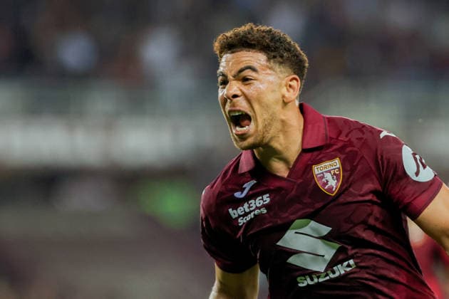 Torino™s Che Adams celebrates after scoring a goal for his team during the Serie A soccer match between Torino and Juventus at the Olimpic Stadium in Turin, Italy - Sunday, May 24, 2026. - Soccer .  Copyright: xTanoxPecoraro LaPressex