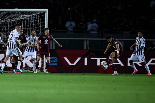 Cm Torino 24 05 2026 - campionato di calcio serie A Torino-Juventus foto Cristiano Mazzi Image nella foto: gol Che Adams 