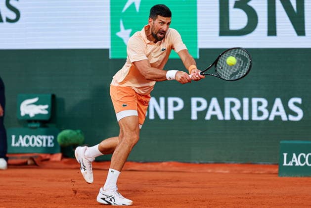 2026.05.24 Paryz Tenis French Open Roland Garros 2026 Giovanni Mpetshi Perricard - Novak Djokovic N z Novak Djokovic Foto Pawel Andrachiewicz PressFocus 2026.05.24 Paris Tennis - French Open Roland Garros 2026 Giovanni Mpetshi Perricard - Novak Djokovic Novak Djokovic Credit: Pawel Andrachiewicz PressFocus NEWSPIX.PL --- newspix.pl 