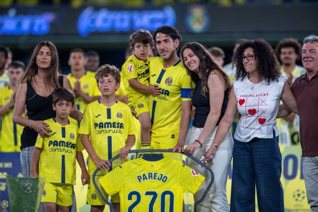 May 24, 2026, Estadio de la Ceramica , Castellon, Spain Lal liga Football League, Villareal CF versus Atletico Madrid Dani parejo and family Copyright: xJudithxAmigox