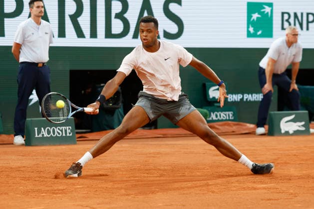 May 24, 2026, Paris, Paris, France: Giovanni MPETSHI PERRICARD (FRA) in action during the tennis Grand Slam of Roland Garros 2026, at Roland Garros Stadium - on May 24 2026 .Paris - France Paris France - ZUMAb253 20260524_zsp_b253_022 Copyright: xLoicxBaratouxx