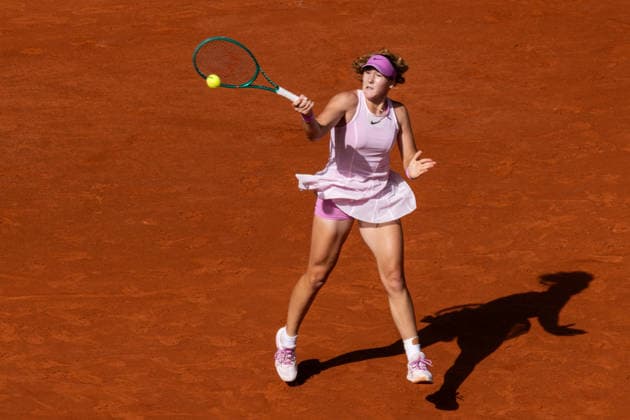 2026 French Open - Day One Mirra Andreeva competes in her women s singles match against Fiona Ferro on day 1 of the French Open tennis tournament on Court Philippe-Chatrier at the Roland-Garros Complex in Paris, France. Paris France  Copyright: xIbrahimxEzzatx originalFilename:ezzat-notitle260524_npucD.jpg