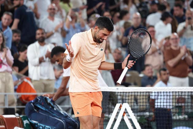 TENNIS : Roland Garros 2026 - 24 05 2026 Giovanni Mpetshi Perricard (FRA) Vs Novak Djokovic (SRB) ParisFrance  Copyright: xMichaelxBaucherx