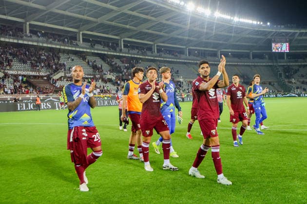 Torino™s players at the end of the match during the Serie A soccer match between Torino and Juventus at the Olimpic Stadium in Turin, Italy - Sunday, May 24, 2026. - Soccer .  Copyright: xTanoxPecoraro LaPressex