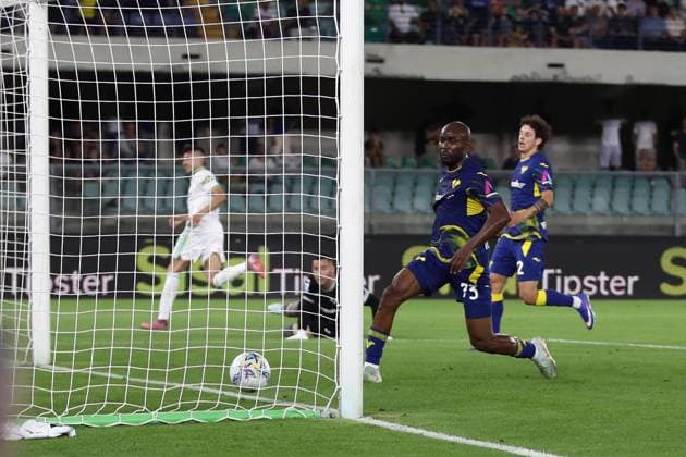 IPA85050175 - 24.05.2026 Verona vs Roma (Serie A) Sports; Football; 38th and final day& xD;In the photo: El Shaarawy goal& xD;(Photo Gino Mancini)  Copyright: xGinoxMancini IPAxSportx xx 85050175