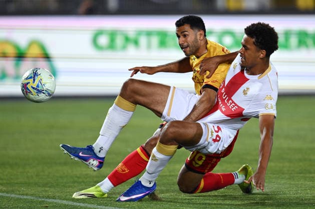 Ci Lecce 24 05 2026 - campionato di calcio Serie A Lecce-Genoa foto Carmelo-Imbesi Image nella foto: Sebastian Otoa-Walid Cheddira 
