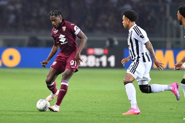 Foto IPP Massimo Rana Torino 24-05-2026 Calcio Campionato di Serie A 2025 2026 Torino-Juventus nella foto duvan zapata Italy Photo Press - World Copyright italy ITALY  Copyright: xR4924_italyphotopressx
