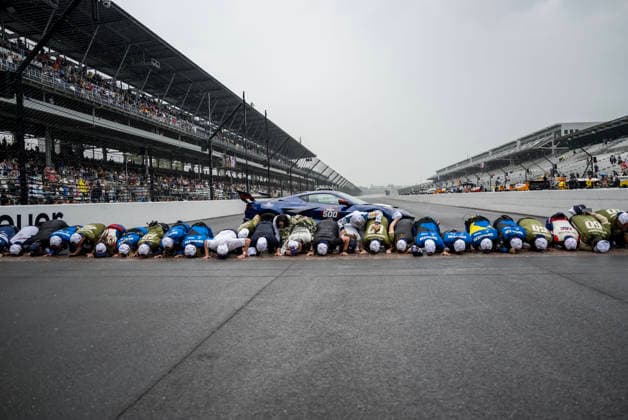 May 24, 2026, Speedway, Indiana, USA: IndyCar, Indy Car, IRL, USA SERIES driver, FELIX ROSENQVIST (60) (SWE) of Varnamo, Sweden, wins the Indianapolis 500 at Indianapolis Motor Speedway in SPEEDWAY, Indiana. INDYCAR SERIES: May 24, 2026: Indianapolis 500: Felix Rosenqvist  - ZUMAa161 20260524_aaa_a161_014 Copyright: xDavidxDahl GMGx