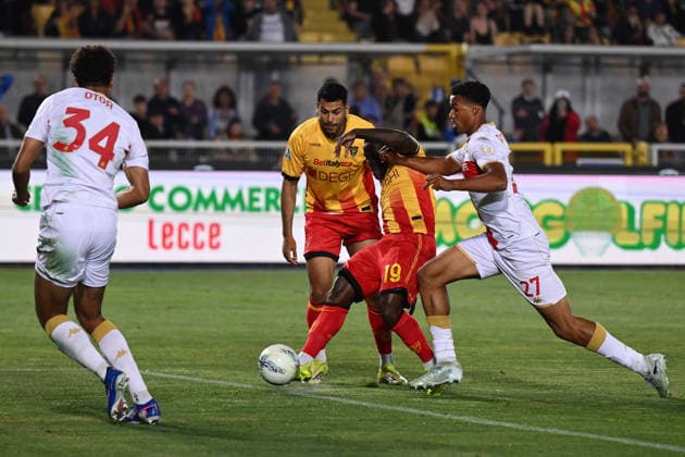 Ci Lecce 24 05 2026 - campionato di calcio Serie A Lecce-Genoa foto Carmelo-Imbesi Image nella foto: gol Lameck Banda 