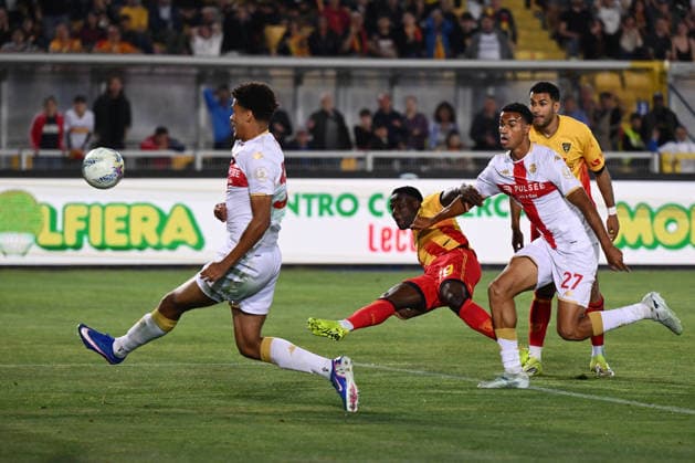 Ci Lecce 24 05 2026 - campionato di calcio Serie A Lecce-Genoa foto Carmelo-Imbesi Image nella foto: gol Lameck Banda 