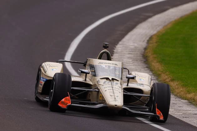 INDIANAPOLIS, IN - MAY 24: Felix Rosenqvist of the 60 SiriusXM Texas A&M Honda comes out of turn one during the NTT IndyCar, Indy Car, IRL, USA Series Indianapolis 500 presented by Gainbridge on May 24, 2026 at Indianapolis Motor Speedway at the Indianapolis, IN. (Photo by Jeffrey Brown Icon Sportswire) AUTO: MAY 24 NTT IndyCar Series Indianapolis 500 presented by Gainbridge EDITORIAL USE ONLY Icon052426030500