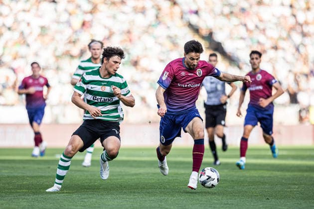 May 24, 2026, Lisboa, Oeiras, Portugal: EDUARDO QUARESMA of Sporting CP in action against PITE of SCU Torreense during the Taca Portugal Generalis Tranquilidade 25 26 final match between Sporting CP and Torreense at Estadio Nacional do Jamor on May 24 2026, in Lisboa, Portugal. Lisboa Portugal - ZUMAa269 20260524_zsp_a269_053 Copyright: xSandroxAlemaox