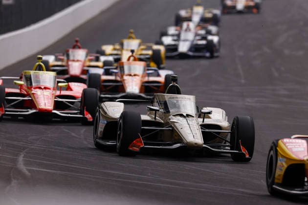 INDIANAPOLIS, IN - MAY 24: Felix Rosenqvist, Felix Rosenqvist of the 60 SiriusXM Texas A&M Honda goes into turn one during the NTT IndyCar, Indy Car, IRL, USA Series Indianapolis 500 presented by Gainbridge on May 24, 2026 at Indianapolis Motor Speedway at the Indianapolis, IN. (Photo by Jeffrey Brown Icon Sportswire) AUTO: MAY 24 NTT IndyCar Series Indianapolis 500 presented by Gainbridge EDITORIAL USE ONLY Icon052426055500