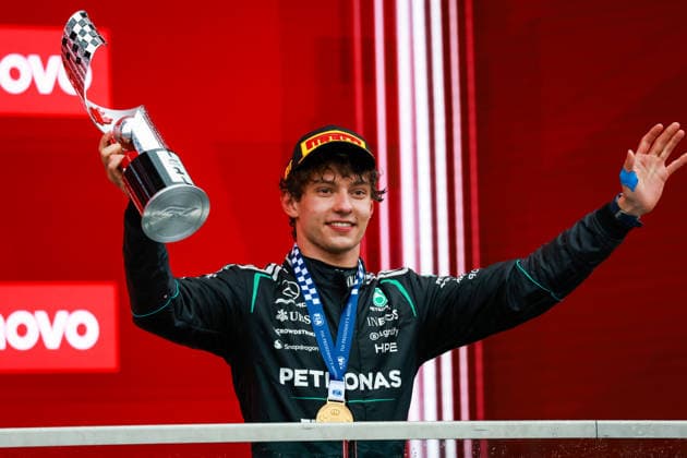 F1 - CANADIAN GRAND PRIX 2026 Podium KIMI ANTONELLI Andrea (ita), Mercedes AMG F1 Team W16, portrait during the Formula 1 Grand Prix du Canada 2026, 5th round of the 2026 Formula One World Championship, WM, Weltmeisterschaft from May 22 to 24, 2026 on the Circuit Gilles Villeneuve, in MontrÃ al, Canada - MontrÃ alCanada  Copyright: xFLORENTxGOODENx