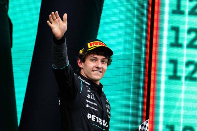 F1 - CANADIAN GRAND PRIX 2026 KIMI ANTONELLI Andrea (ita), Mercedes AMG F1 Team W16, portrait podium during the Formula 1 Grand Prix du Canada 2026, 5th round of the 2026 Formula One World Championship, WM, Weltmeisterschaft from May 22 to 24, 2026 on the Circuit Gilles Villeneuve, in MontrÃ al, Canada - MontrÃ alCanada  Copyright: xALBERTOxVIMERCATIx