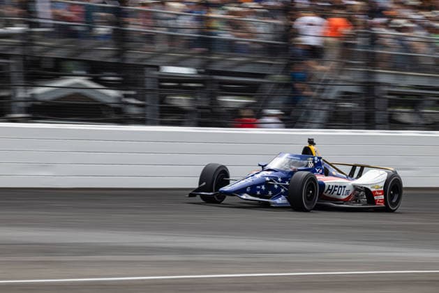 May 24, 2026, Indianapolis, Indiana, USA: SANTINO FERRUCCI (14) AJ Foyt Enterprises enters the short chute out of turn one during the 110th running of the Indianapolis 500 on May 24th, 2026 at the Indianapolis Motor Speedway in Indianapolis, Indiana. IndyCar, Indy Car, IRL, USA 2026: Indianapolis 500  - ZUMAs355 20260524_zsp_s355_022 Copyright: xJustinxSickingx