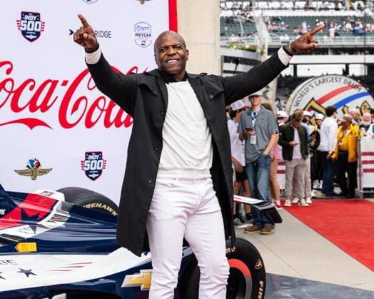 May 24, 2026, Speedway, Indiana, USA: TERRY CREWS poses for a photo on the red carpet prior to the start of the 110th Indianapolis 500 at Indianapolis Motor Speedway. IndyCar, Indy Car, IRL, USA 2026: 110th Indianapolis 500 Red Carpet  - ZUMAw173 20260524_zsp_w173_089 Copyright: xLukexWelshx