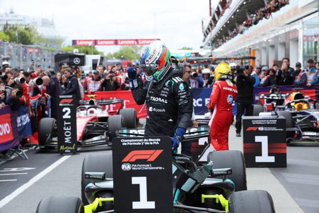 RECORD DATE NOT STATED 24th May 2026; Circuit Gilles Villeneuve, Montreal, Quebec, Canada; 2026 FIA Formula 1 Canadian Grand Prix, Race Day;Andrea Kimi Antonelli (12) of Italy and Mercedes-AMG Petronas F1 Team win the gp XavierxLeFrancois