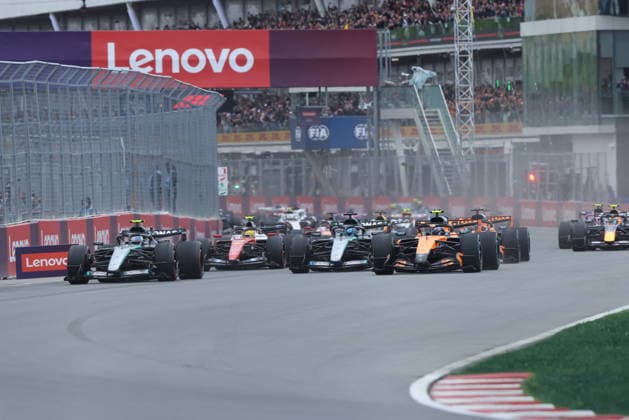 RECORD DATE NOT STATED 24th May 2026; Circuit Gilles Villeneuve, Montreal, Quebec, Canada; 2026 FIA Formula 1 Canadian Grand Prix, Race Day; start of the race XavierxLeFrancois