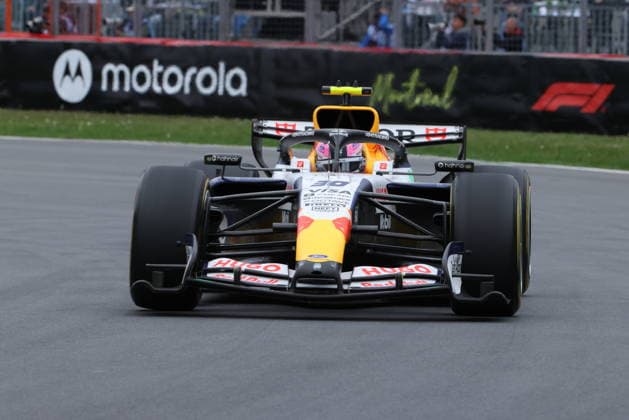 RECORD DATE NOT STATED 24th May 2026; Circuit Gilles Villeneuve, Montreal, Quebec, Canada; 2026 FIA Formula 1 Canadian Grand Prix, Race Day; Liam Lawson (30) of New Zeland and Visa Cash App Racing Bulls F1 Team exit turn 2 XavierxLeFrancois
