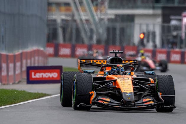 MONTREAL, CANADA: Oscar Piastri, racing for the McLaren F1 team during the 2026 Formula 1 Canadian Grand Prix at the Circuit Gilles Villeneuve in Montreal, Canada