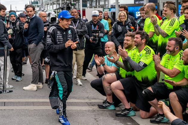 MONTREAL, CANADA: Andrea Kimi Antonelli, racing for the Mercedes team during the 2026 Formula 1 Canadian Grand Prix at the Circuit Gilles Villeneuve in Montreal, Canada