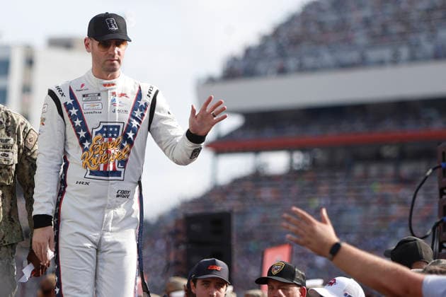 CHARLOTTE, NC - MAY 24: Cody Ware ( 51 Rick Ware Racing Evel Knievel Musuem World Supercross Chevrolet) waves to the fans prior to the running of the NASCAR, Motorsport, USA Cup Series Coca-Cola 600 on May 24, 2026 at Charlotte Motor Speedway in Charlotte, NC. (Photo by Jeff Robinson Icon Sportswire) AUTO: MAY 24 NASCAR Cup Series Coca-Cola 600 EDITORIAL USE ONLY Icon2605247748600