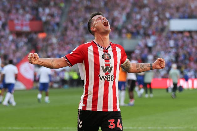 Sunderland v Chelsea - Premier League Granit Xhaka of Sunderland celebrates at full time during the Premier League match between Sunderland and Chelsea at the Stadium of Light in Sunderland, United Kingdom, on May 24, 2026. Sunderland Tyne and Wear United Kingdom  Copyright: xMIxNewsx originalFilename:fletcher-sunderla260524_np20H.jpg