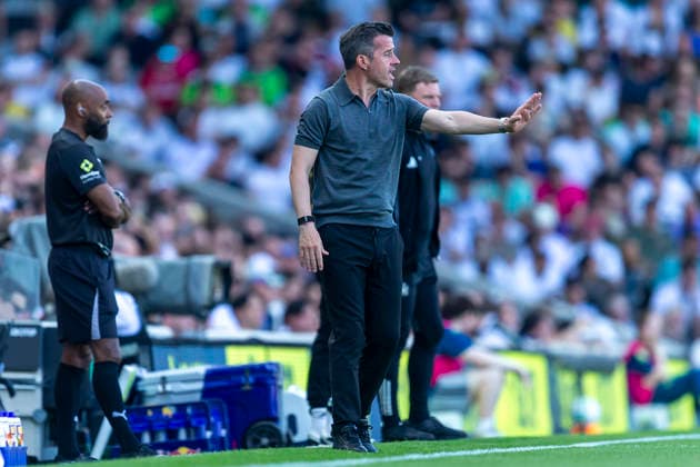 Fulham v Newcastle United - Premier League Fulham Manager, Marco Silva, reacts during the Premier League match between Fulham and Newcastle United at Craven Cottage, London, on May 24, 2026. London Greater London United Kingdom  Copyright: xMIxNewsx originalFilename:fletcher-fulhamvs260524_npaUz.jpg