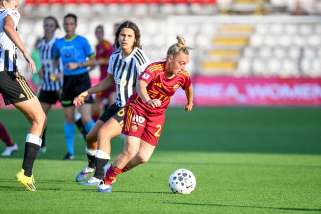 IPA85057640 - Giada Greggi (Roma) in action during Final - Juventus FC vs AS Roma, Italian Coppa Italia Women football match in Vicenza, Italy, May 24 2026  Copyright: xEttorexGriffoni IPAxSportx xx 85057640