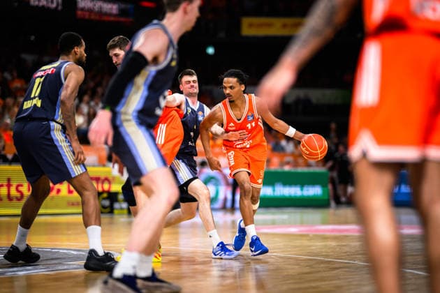 24 05 2026, Rasta Dome, Vechta Basketball, easyCredit Bundesliga, Playoffs quarterfinals, Rasta Vechta vs ALBA Berlin Alonzo Verge Jr 11 Vechta