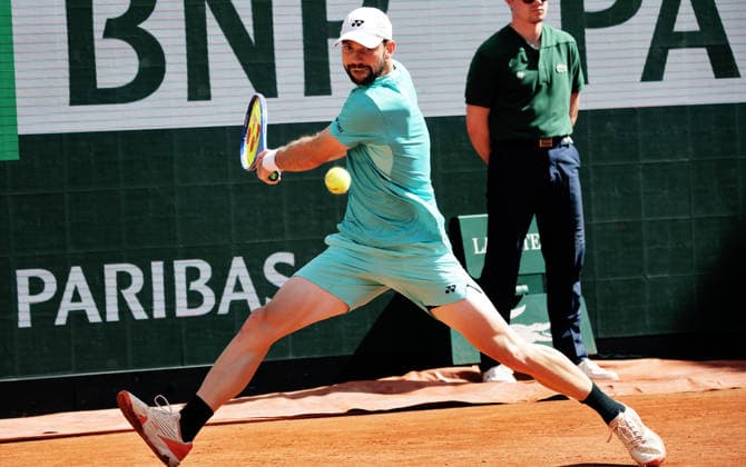 TENNIS - French Open 2026 PARIS,FRANCE,25.MAY.26 - TENNIS - ATP, Tennis Herren World Tour, French Open, Roland Garros, Grand Slam. Image shows Jurij Rodionov (AUT).  GEPAxpictures xMatthiasxHauer