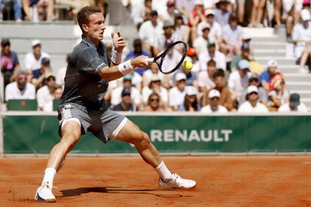 Czech tennis player Jiri Lehecka, 1st round of the French Open 2026 on the Roland Garros courts in Paris, France, on May 25, 2026. (CTKxPhoto PavelxLebeda) CTKPhotoF202605250009001  CTKPhotoF202605250009001