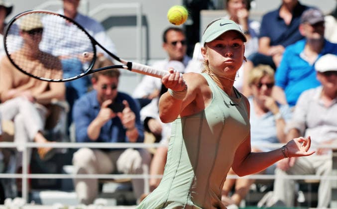 TENNIS - French Open 2026 PARIS,FRANCE,25.MAY.26 - TENNIS - WTA, Tennis Damen Tour, French Open, Roland Garros, Grand Slam. Image shows Emerson Jones (AUS).  GEPAxpictures xMatthiasxHauer