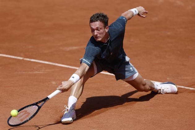Czech tennis player Jiri Lehecka, 1st round of the French Open 2026 on the Roland Garros courts in Paris, France, on May 25, 2026. (CTKxPhoto PavelxLebeda) CTKPhotoF202605250015101  CTKPhotoF202605250015101