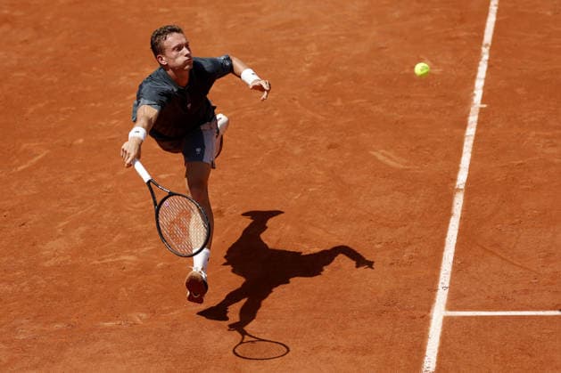 Czech tennis player Jiri Lehecka, 1st round of the French Open 2026 on the Roland Garros courts in Paris, France, on May 25, 2026. (CTKxPhoto PavelxLebeda) CTKPhotoF202605250015401  CTKPhotoF202605250015401