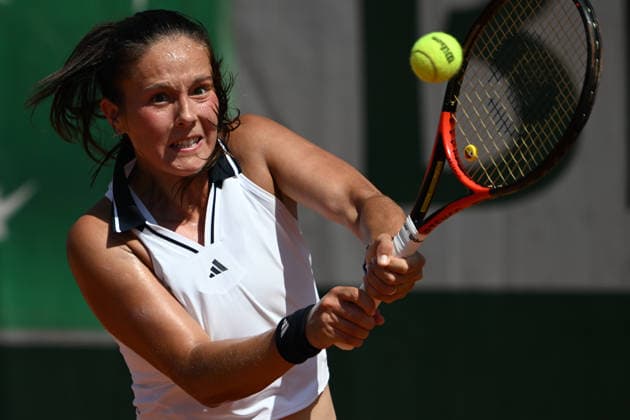 2026 French Open, Roland-Garros - Day 2 PARIS, FRANCE - MAY 25: Daria Kasatkina of Australia in action against Zeynep Sonmez (not seen) of Turkiye during the Women s Singles first round match on Day Two of the 2026 French Open at Roland Garros Stadium on May 25, 2026 in Paris, France. Burak Akbulut Anadolu Paris France. Editorial use only. Please get in touch for any other usage.  Copyright: x2026xAnadoluxBurakxAkbulutx