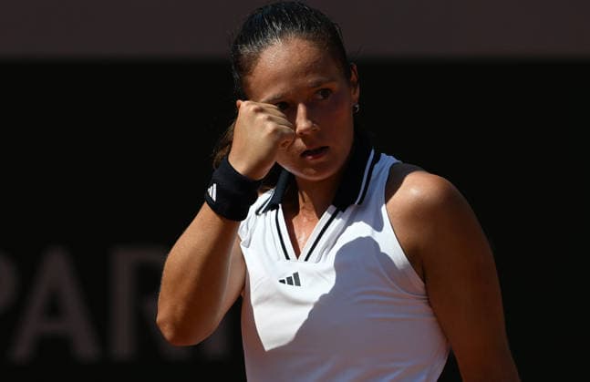 2026 French Open, Roland-Garros - Day 2 PARIS, FRANCE - MAY 25: Daria Kasatkina of Australia in action against Zeynep Sonmez (not seen) of Turkiye during the Women s Singles first round match on Day Two of the 2026 French Open at Roland Garros Stadium on May 25, 2026 in Paris, France. Burak Akbulut Anadolu Paris France. Editorial use only. Please get in touch for any other usage.  Copyright: x2026xAnadoluxBurakxAkbulutx