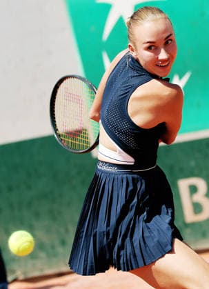 TENNIS - French Open 2026 PARIS,FRANCE,25.MAY.26 - TENNIS - WTA, Tennis Damen Tour, French Open, Roland Garros, Grand Slam. Image shows Anastasia Potapova (AUT).  GEPAxpictures xMatthiasxHauer