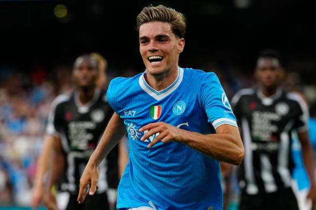 Football, Bundesliga 1, Miguel Gutierrez moves from SSC Napoli to Bayer 04 Leverkusen, archive photos