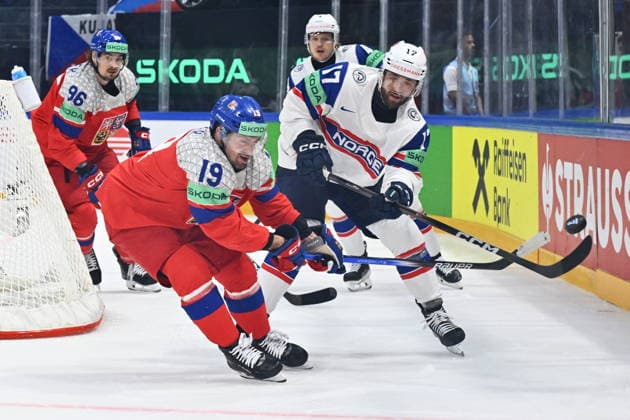 Ice hockey, World Championship, Czech Republic - Norway