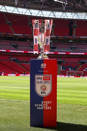 25th May 2026; Wembley Stadium, London, England; League Two Playoff Final Football, Notts County versus Salford City; Sky Bet League Two Play-off winner trophy KatiexChan