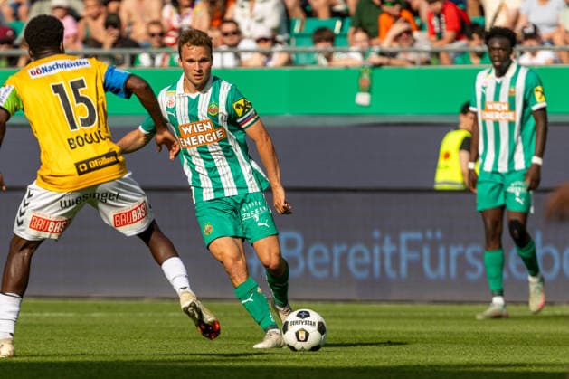 SOCCER - BL, Rapid vs Ried VIENNA,AUSTRIA,25.MAY.26 - SOCCER - ADMIRAL Bundesliga, Europacup play off, SK Rapid Wien vs SV Ried. Image shows Matthias Seidl (Rapid).  GEPAxpictures xPhilippxBrem
