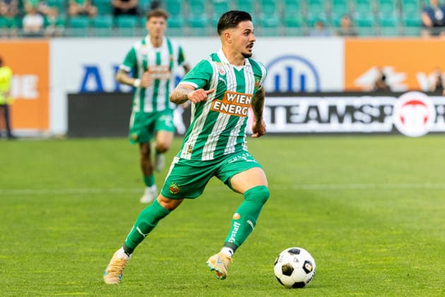 SOCCER - BL, Rapid vs Ried VIENNA,AUSTRIA,25.MAY.26 - SOCCER - ADMIRAL Bundesliga, Europacup play off, SK Rapid Wien vs SV Ried. Image shows Marco Tilio (Rapid).  GEPAxpictures xPhilippxBrem