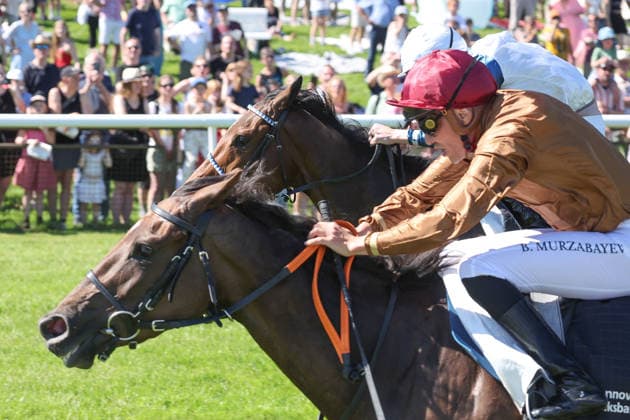25 05 2026, Hanover, Lower Saxony, GER Alpenveilchen with Bauyrzhan Murzabayev wins at Hanover racecourse, Neue Bult 260525D975HANNOVER JPG
