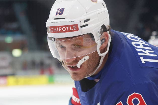 25 05 2026 Swiss Life Arena Zurich , SWITZERLAND, Mens Ice Hockey IIHF World Championship Zurich 2026 Group A USA HUN Matthew Tkachuk USA