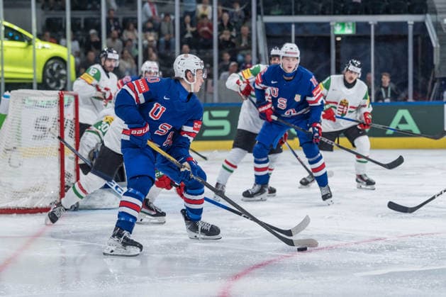 125 05 2026, Zurich, Swiss Life Arena, Ice Hockey World Championships USA Hungary, 10 James Hagens United States Zurich Swiss Life Arena Zurich Switzerland Copyright: xJustPictures.ch StefanxEmchx jp-de-StEm-DSC0139320260525