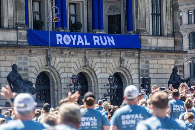 Royal Run In Copenhagen People participate in the Royal Run in Copenhagen, Denmark, on May 25, 2026. This is the eighth time the Royal Run is held across the country. Royal Run 2026 has the highest number of registered participants ever, with 112,450 registered in the five host cities. Copenhagen Denmark  Copyright: xKristianxTuxenxLadegaardxBergx originalFilename:berg-royalrun260525_npykN.jpg